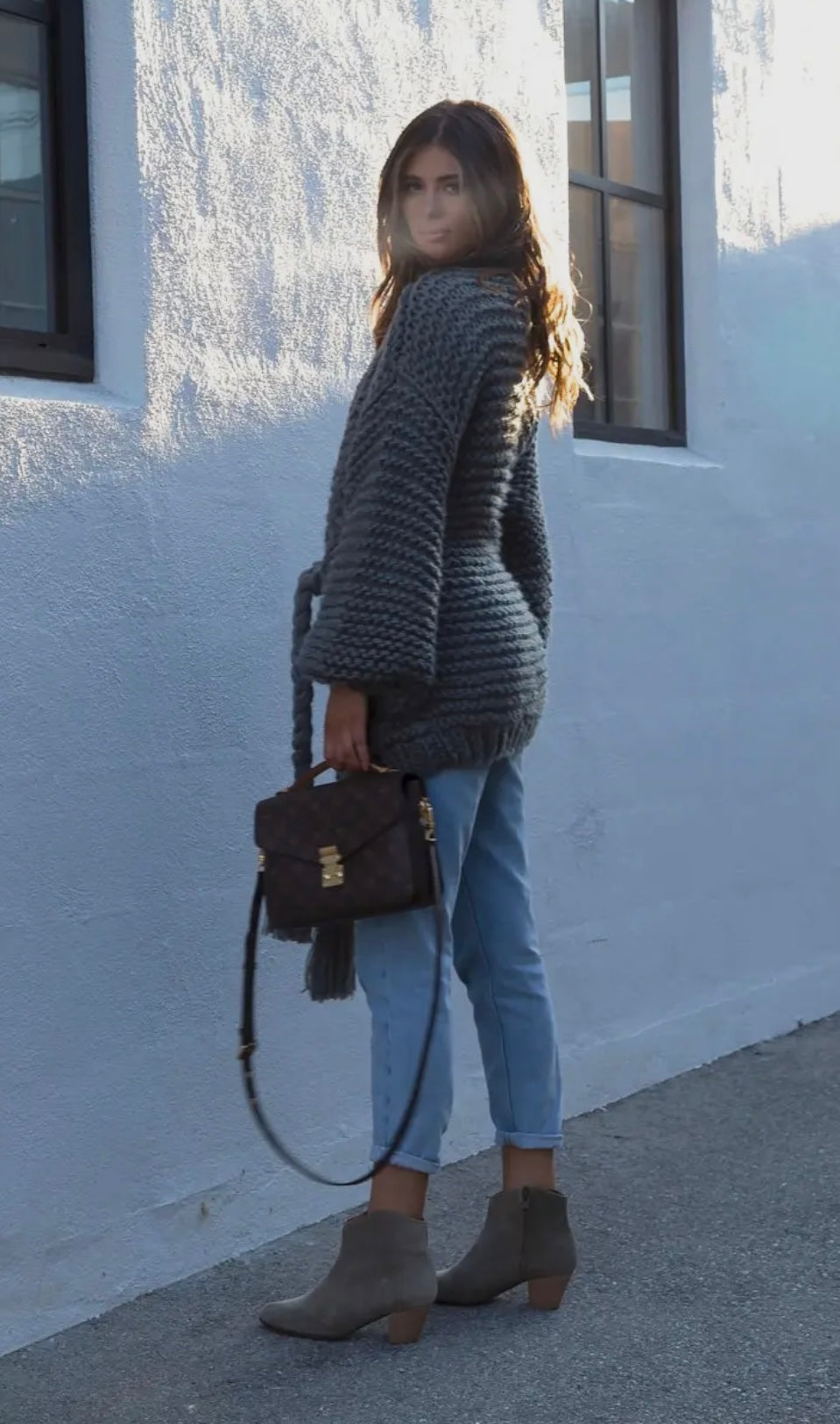 Carla Knit belted Sweater